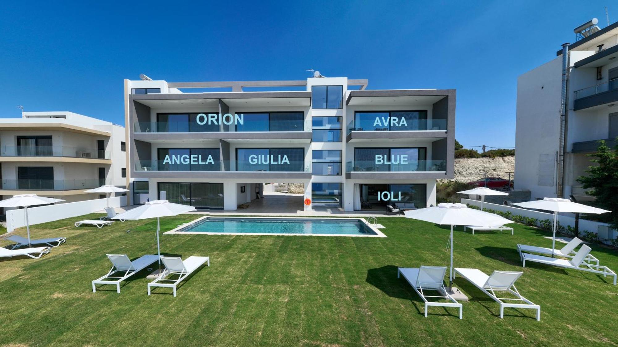 Aquarama Pool Apartments Ixia  Extérieur photo